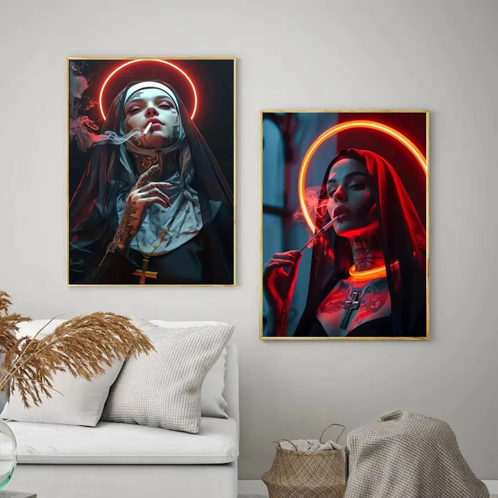 ملصق قماشي بتصميم فتاة عصرية م - مراجعة Vintage Fashion Art وسعره
