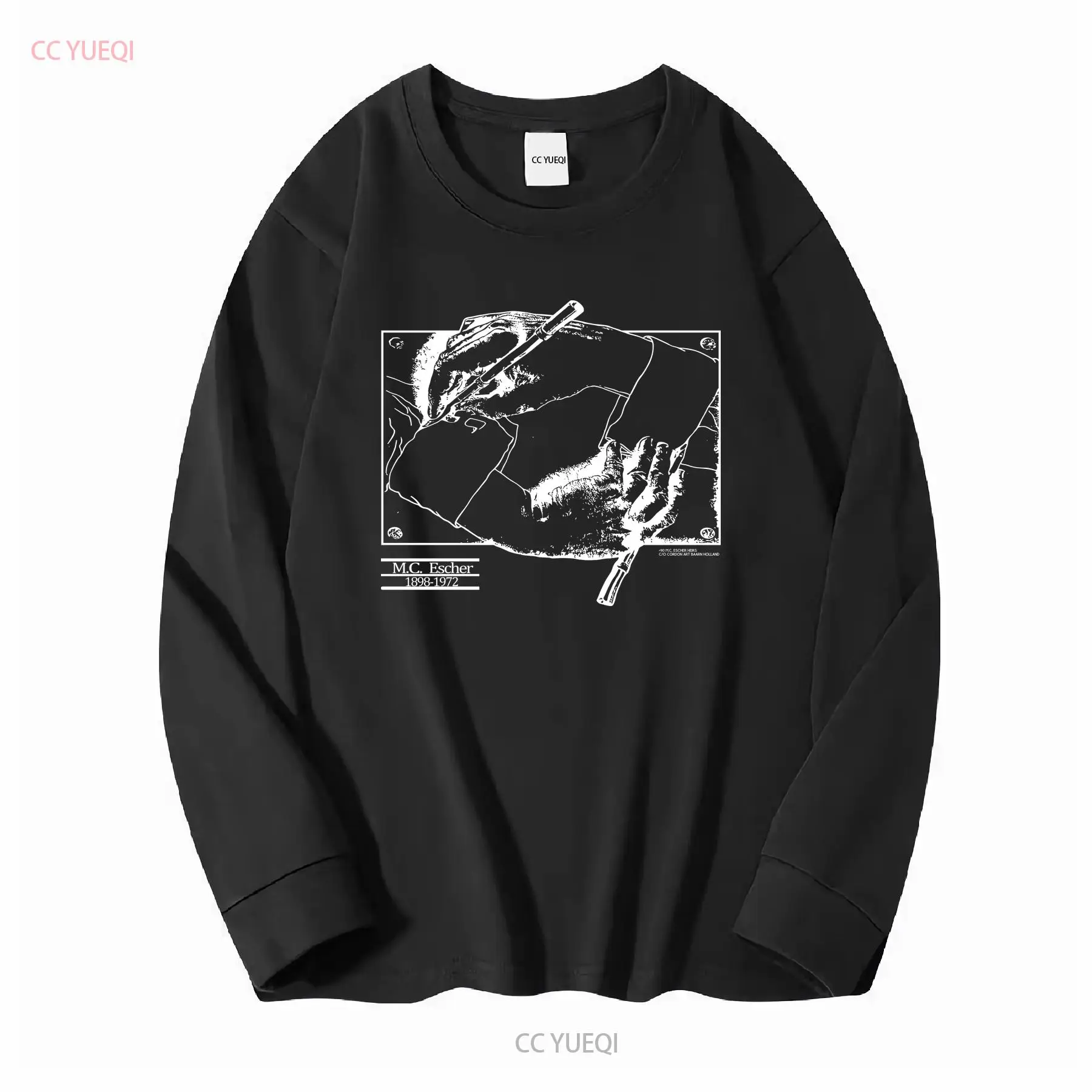 تي شيرت كلاسيكي 1990 MC Escher - مراجعة Vintage Fashion Art وسعره