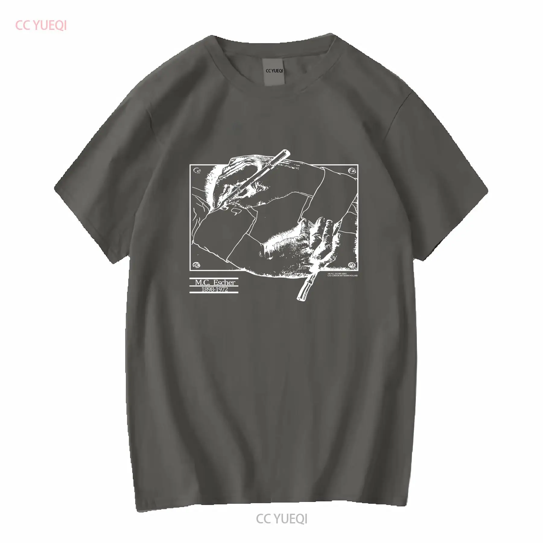 تي شيرت كلاسيكي 1990 MC Escher - مراجعة Vintage Fashion Art وسعره