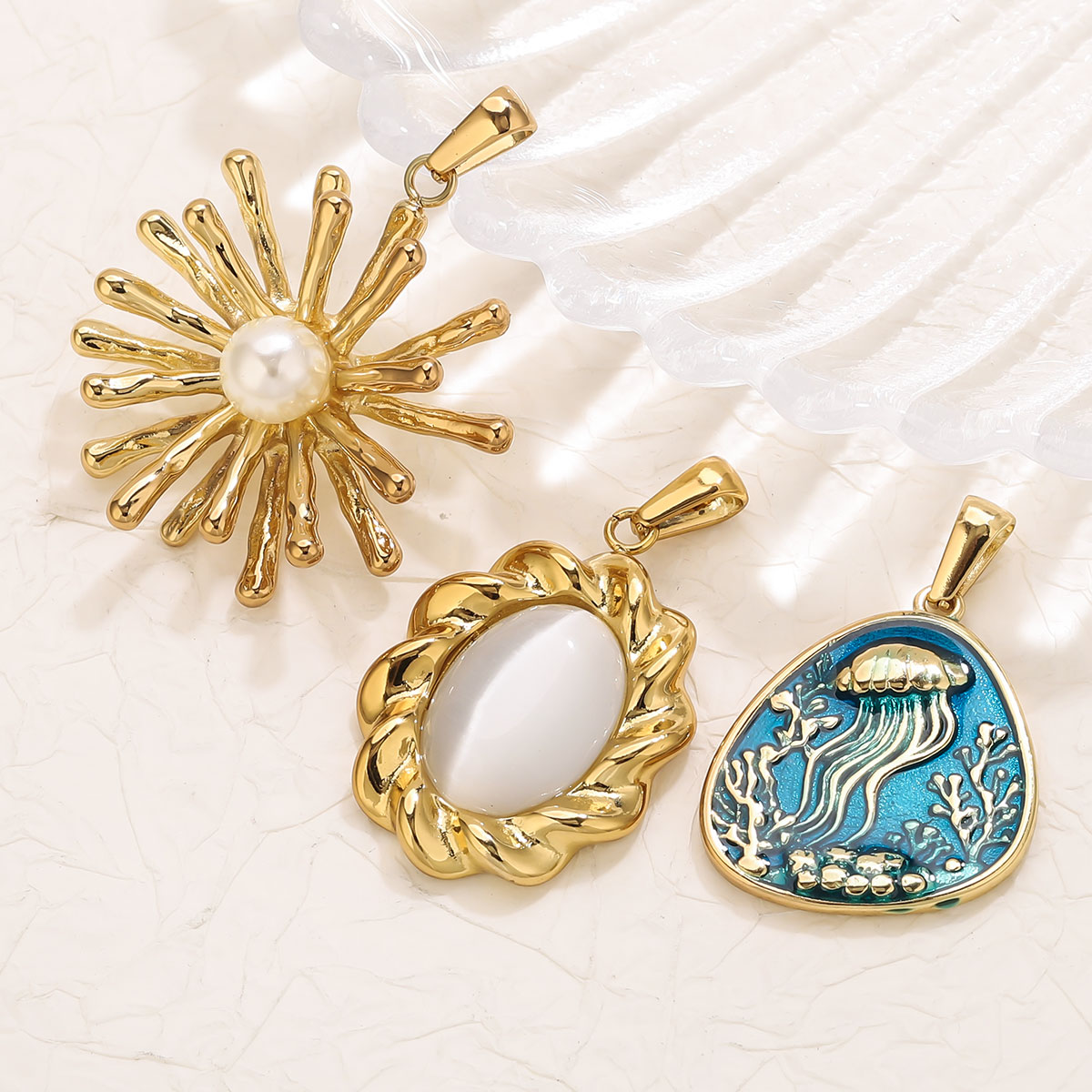 قطعة واحدة من قلادات الزهور ال - مراجعة Vintage Fashion Jewelry وسعره