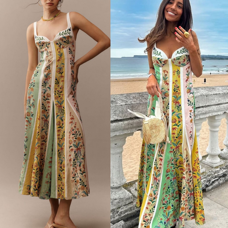 فساتين نسائية أنيقة بدون أكمام - مراجعة V Vintage Fashion وسعره