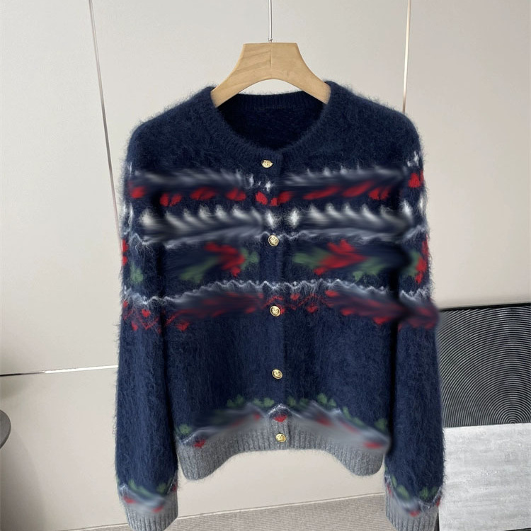 كارديجان نسائي محبوك بتصميم في - مراجعة Vintage Fashion Faire وسعره