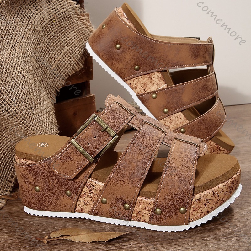 صنادل نسائية كلاسيكية بحزام وإ - مراجعة Vintage Outdoor Fashion وسعره