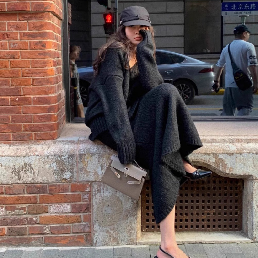 طقم سترة محبوكة عتيقة الطراز م - مراجعة V Vintage Fashion وسعره