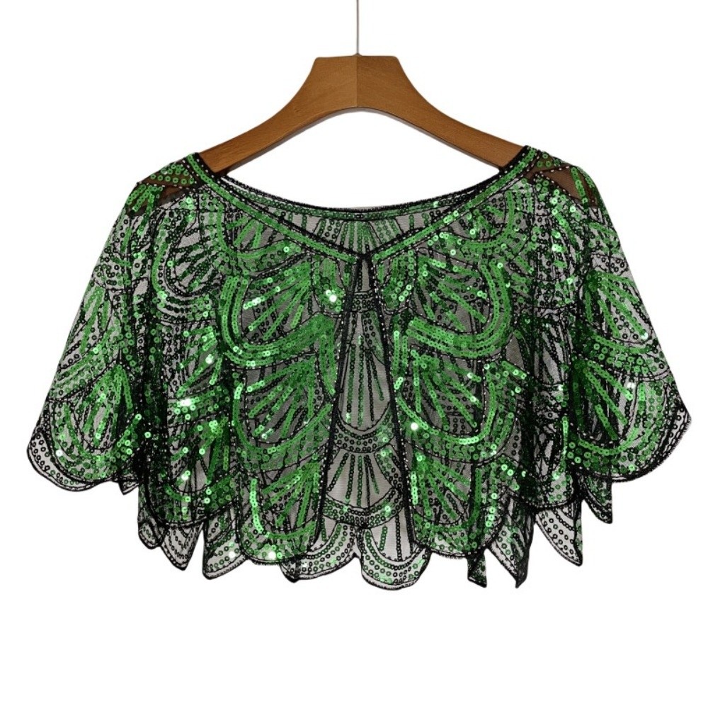 شال أرت ديكو مفرغ مزين بالخرز  - مراجعة Vintage Fashion Art وسعره