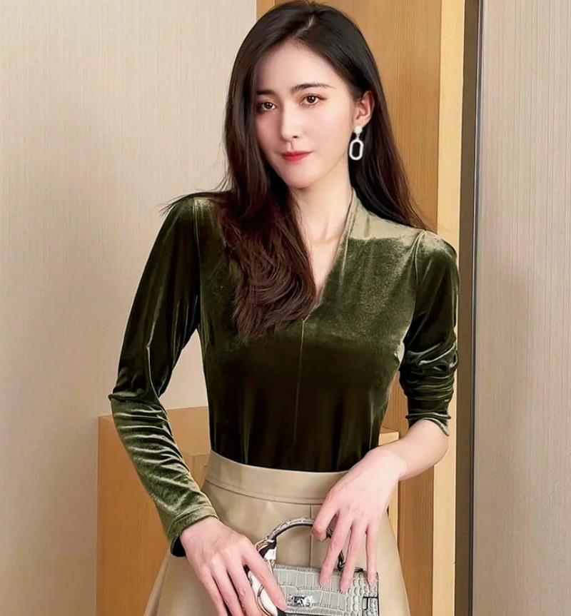 قمصان قطيفة أنيقة برقبة على شك - مراجعة V Vintage Fashion وسعره