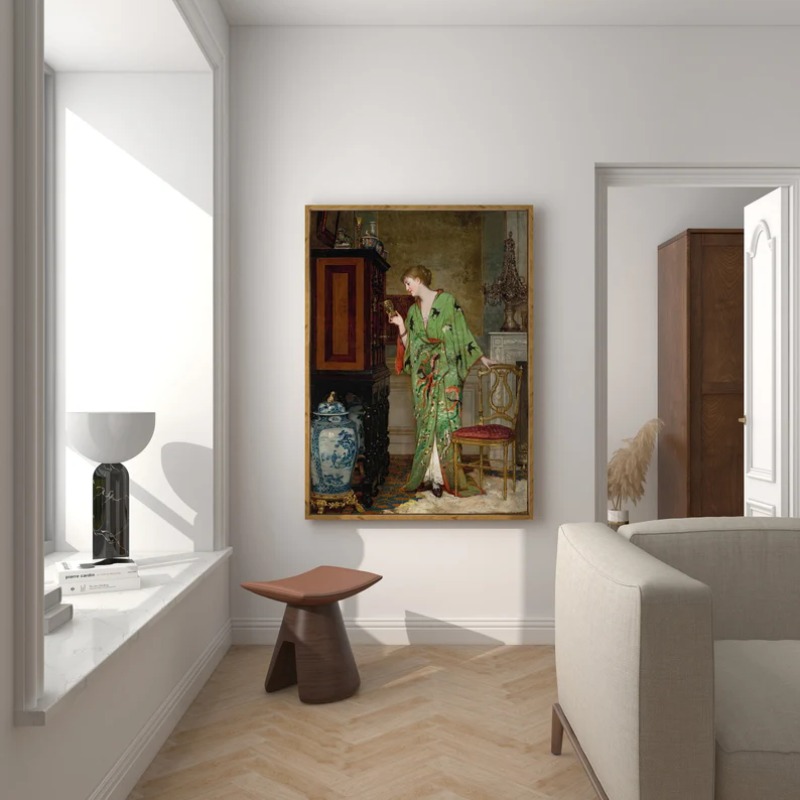 عصر النهضة المرأة صورة المشارك - مراجعة Vintage Fashion Art وسعره